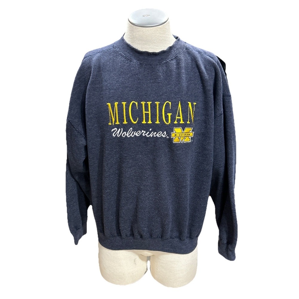 Michigan Wolverines Mens Vintage Sweater Medium University